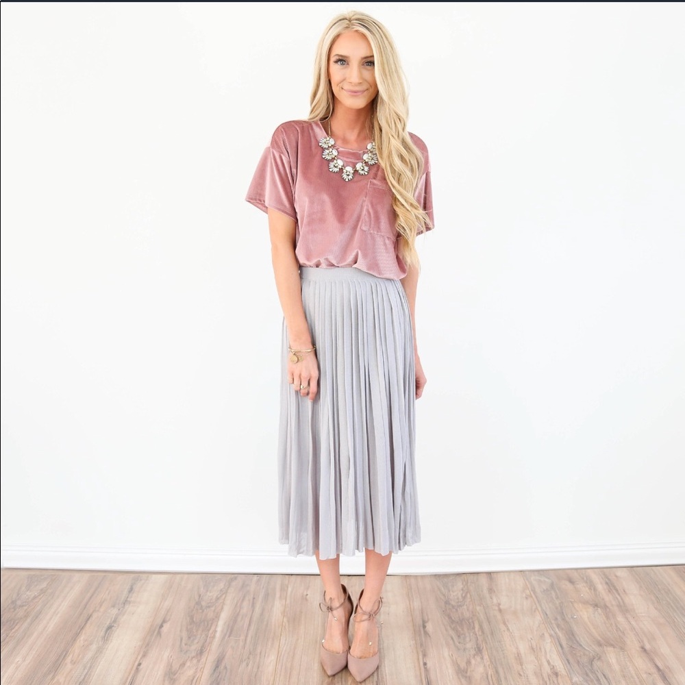 Marian Pleated Skirt